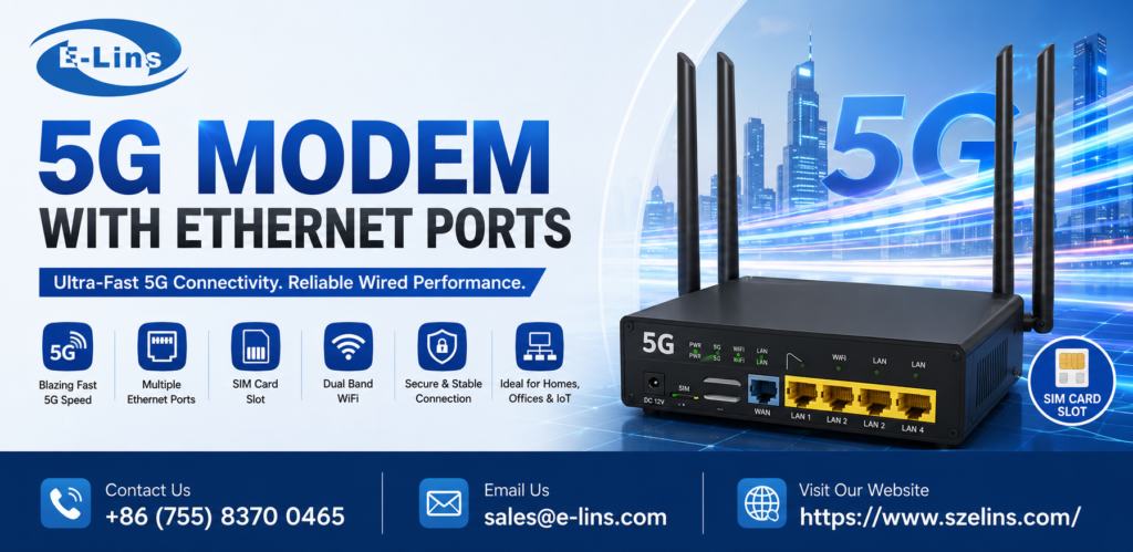5g modem with ethernet port